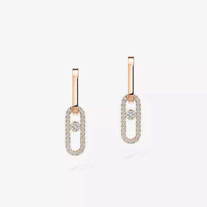 [⭐Sparkve]Move Link Diamond Earrings