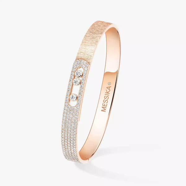 [⭐Sparkve]Move Noa Ciselé half pavé bangle