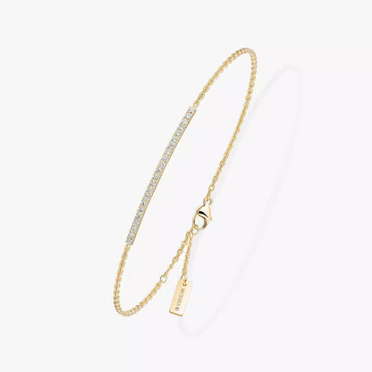 [⭐Sparkve]Diamond Thin Bangle 0.15ct My Twin Toi & Moi
