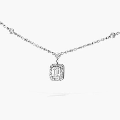 [⭐Sparkve]My Twin Diamond Necklace in Silver
