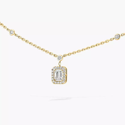 [⭐Sparkve]My Twin Diamond Necklace in Silver