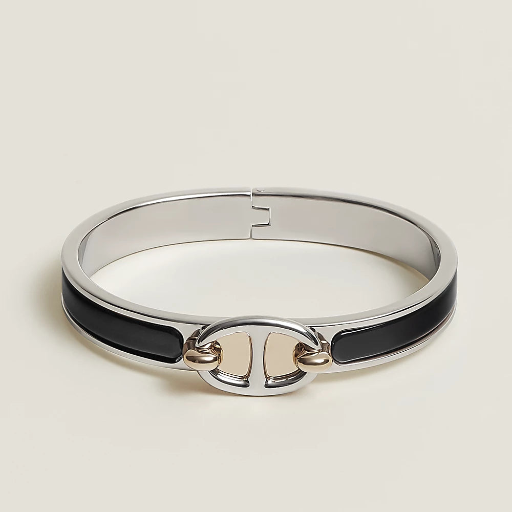 [⭐Sparkve]CLIC CHAINE SILVER BRACELET