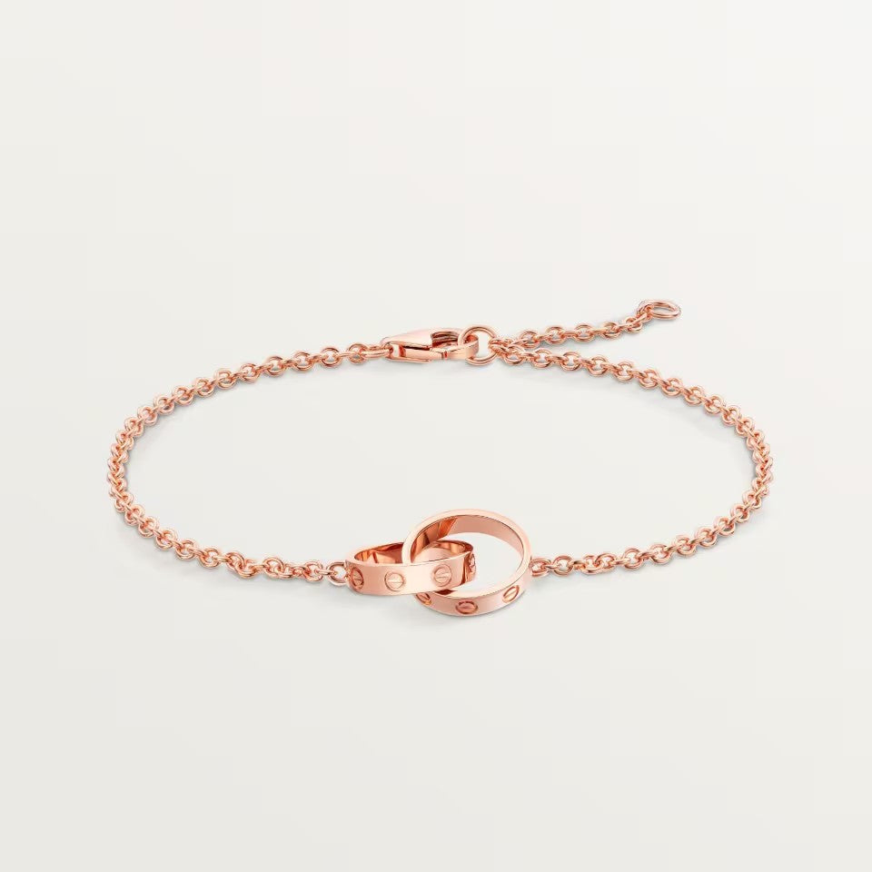 [⭐Sparkve]LOVE BRACELET DOUBLE RING