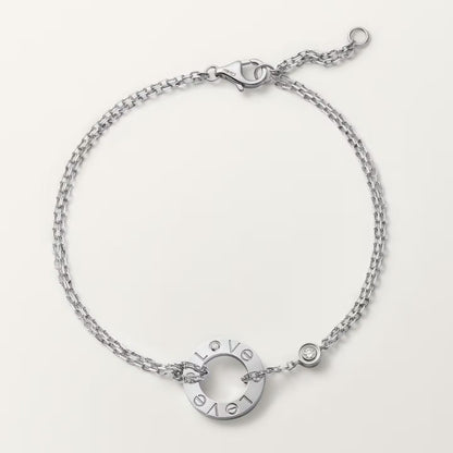 [⭐Sparkve]LOVE BRACELET 2 DIAMOND