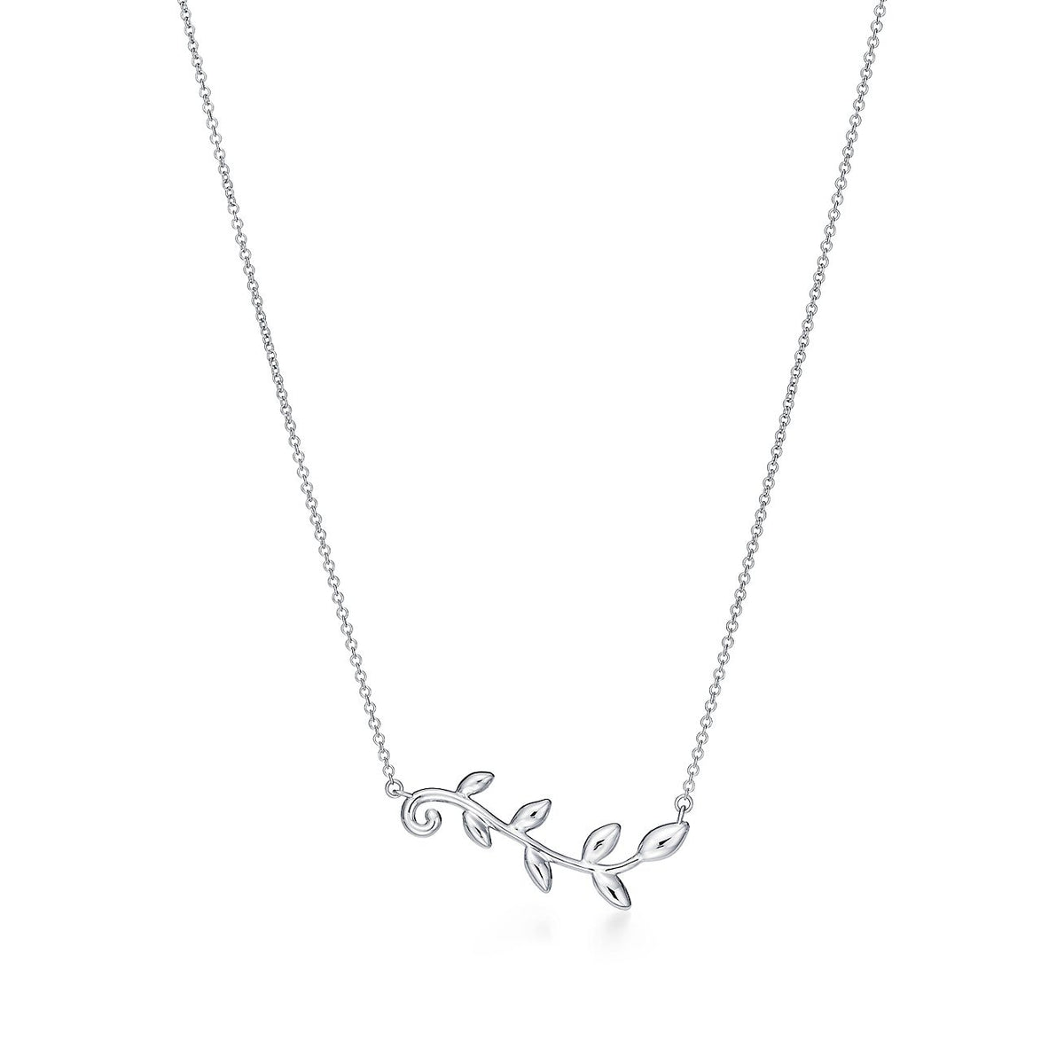 [⭐Sparkve Jewels]PALOMA PICASSO STERLING SILVER OLIVE BRANCH NECKLACE