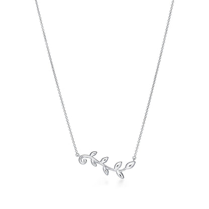 [⭐Sparkve Jewels]PALOMA PICASSO STERLING SILVER OLIVE BRANCH NECKLACE