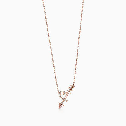 [⭐Sparkve Jewels]COLGANTE HEART & ARROW NECKLACE