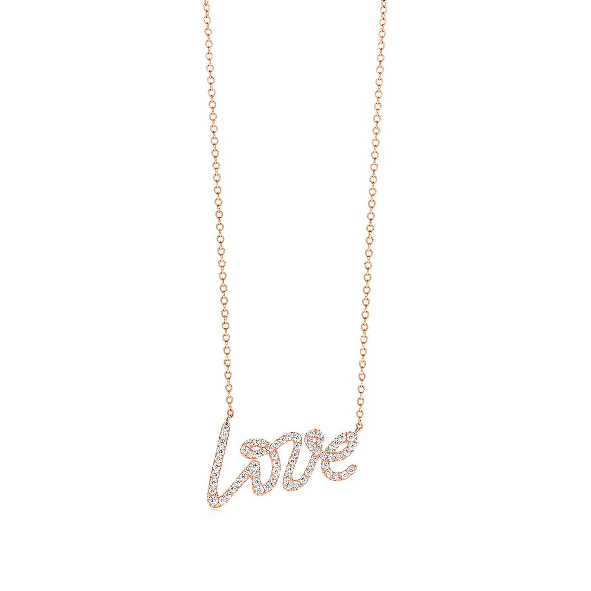 [⭐Sparkve Jewels]PALOMA S GRAFFITI LOVE NECKLACE DIAMOND