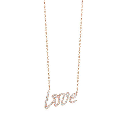 [⭐Sparkve Jewels]PALOMA S GRAFFITI LOVE NECKLACE DIAMOND