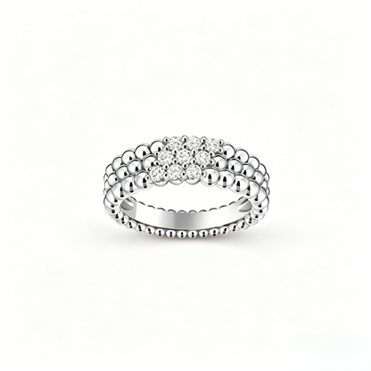 [⭐Sparkve] THREE-ROW DIAMOND RING