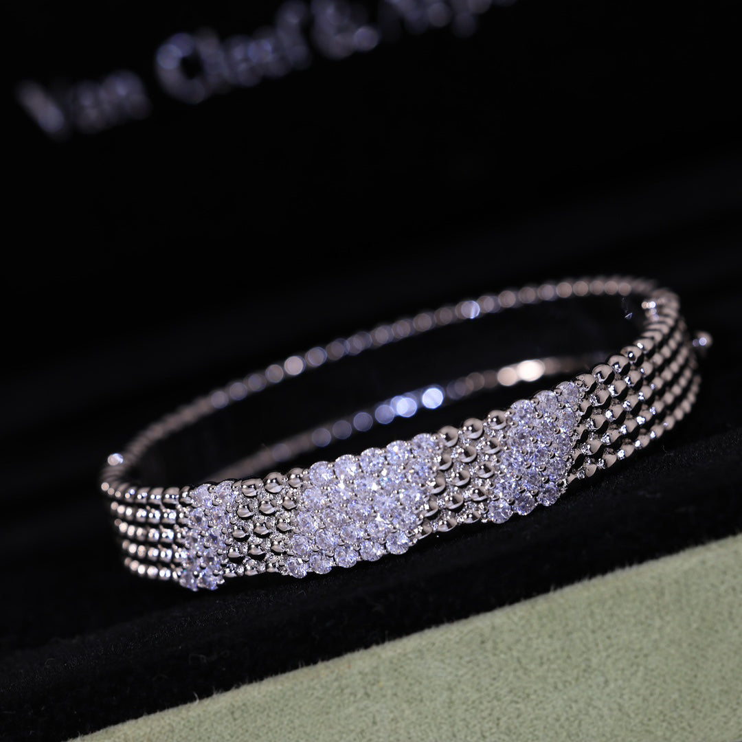 [⭐Sparkve]  FIVE-ROW DIAMOND BRACELET