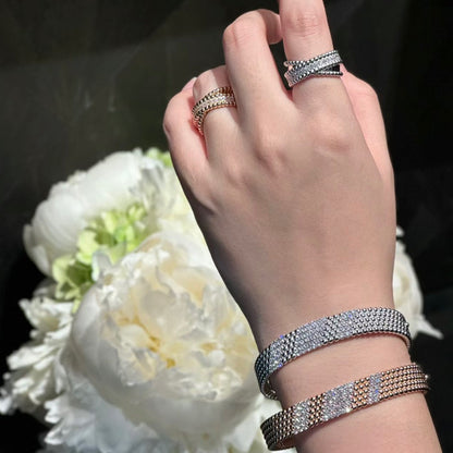 [⭐Sparkve]  FIVE-ROW DIAMOND BRACELET