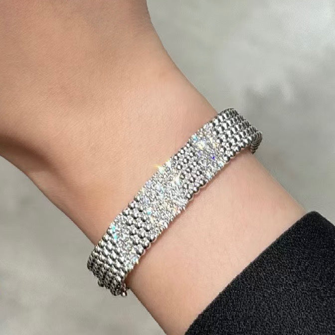 [⭐Sparkve]  FIVE-ROW DIAMOND BRACELET