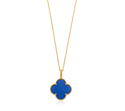 [⭐Sparkve]CLOVER 25MM NECKLACE TURQUOISE ROSE GOLD