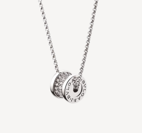 [⭐Sparkve]ZERO 1 SILVER DIAMOND NECKLACE