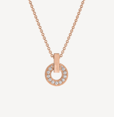 [⭐Sparkve]GARI NECKLACE PINK GOLD DIAMOND