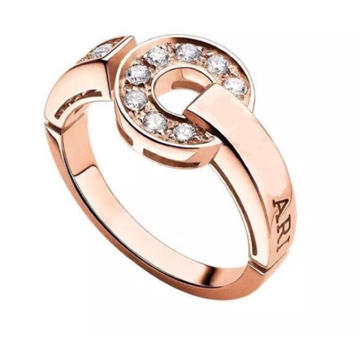 [⭐Sparkve]DREAM RING DIAMOND PINK GOLD
