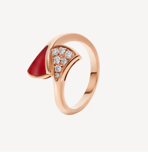 [⭐Sparkve]DREAM RING PINK GOLD DIAMOND
