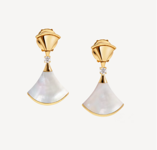 [⭐Sparkve]DREAM MOP 1 DIAMOND EARRINGS