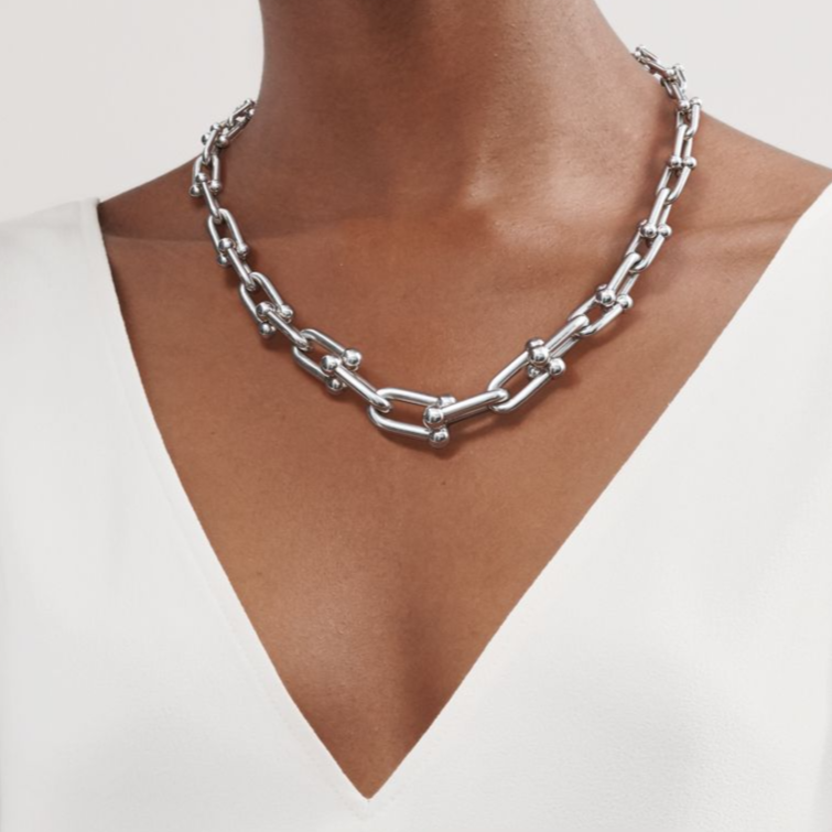 [⭐Sparkve Jewels]HARDWEAR SILVER CHOKER