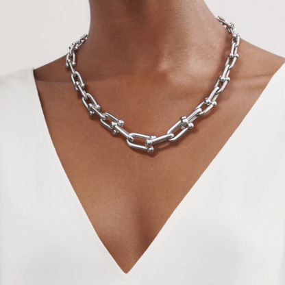 [⭐Sparkve Jewels]HARDWEAR SILVER CHOKER