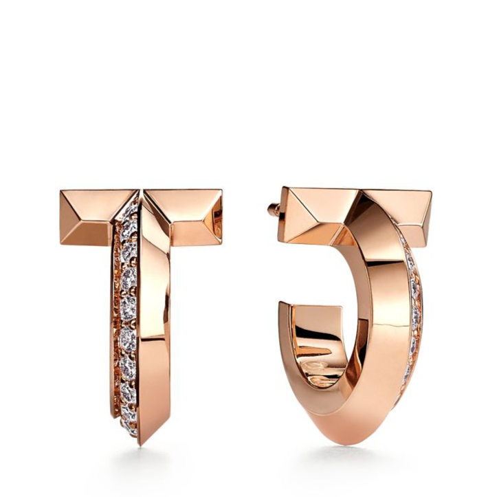 [⭐Sparkve Jewels]T1 HOOP DIAMOND EARRINGS