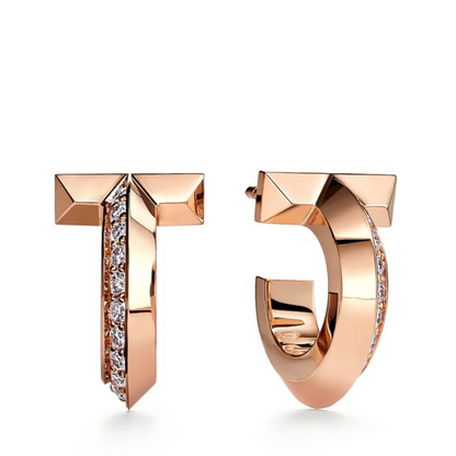 [⭐Sparkve Jewels]T1 HOOP DIAMOND EARRINGS