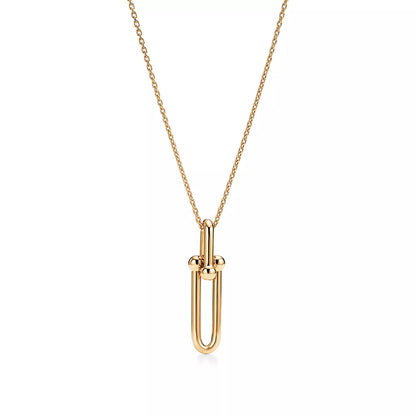[⭐Sparkve Jewels]HARDWEAR GOLD DROP PEDANT NECKLACE