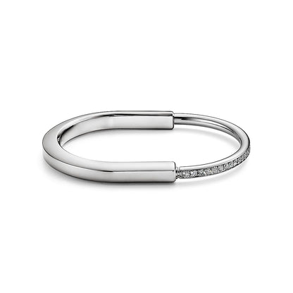 [⭐Sparkve Jewels]LOCK BRACELET DIAMOND