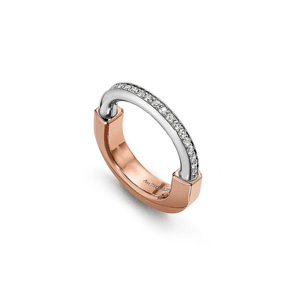 [⭐Sparkve Jewels]LOCK DIAMOND RING