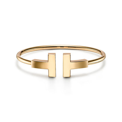 [⭐Sparkve Jewels]T WIDE WIRE BRACELET