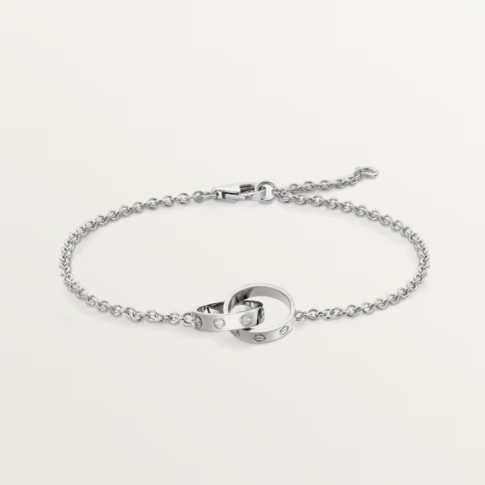 [⭐Sparkve]LOVE BRACELET DOUBLE RING