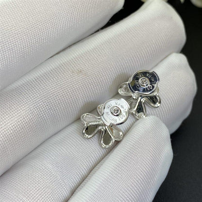 [⭐Sparkve]FRIVOLE MINI SILVER FLOWER EARRINGS