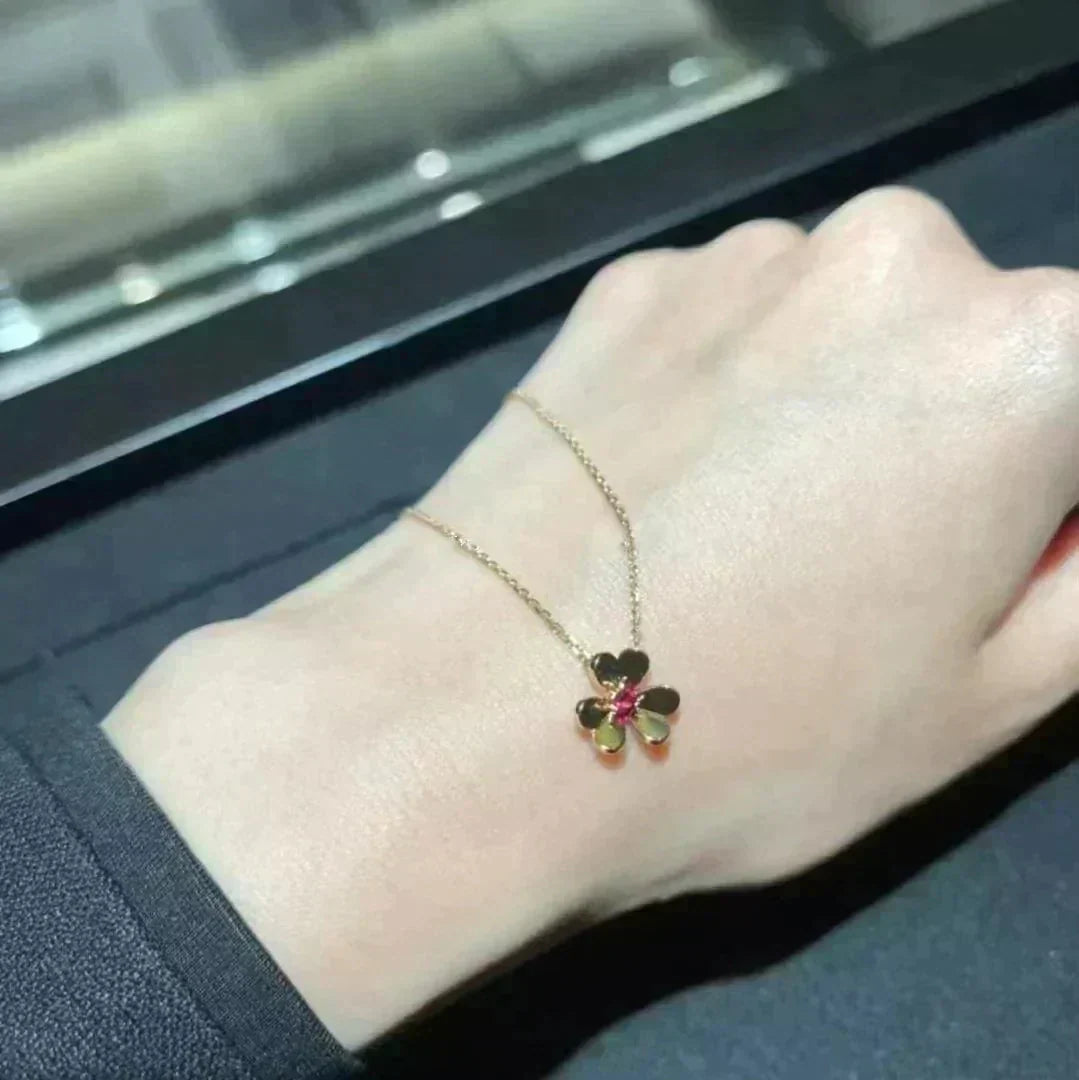 [⭐Sparkve]FRIVOLE GOLD FLOWER NECKLACE