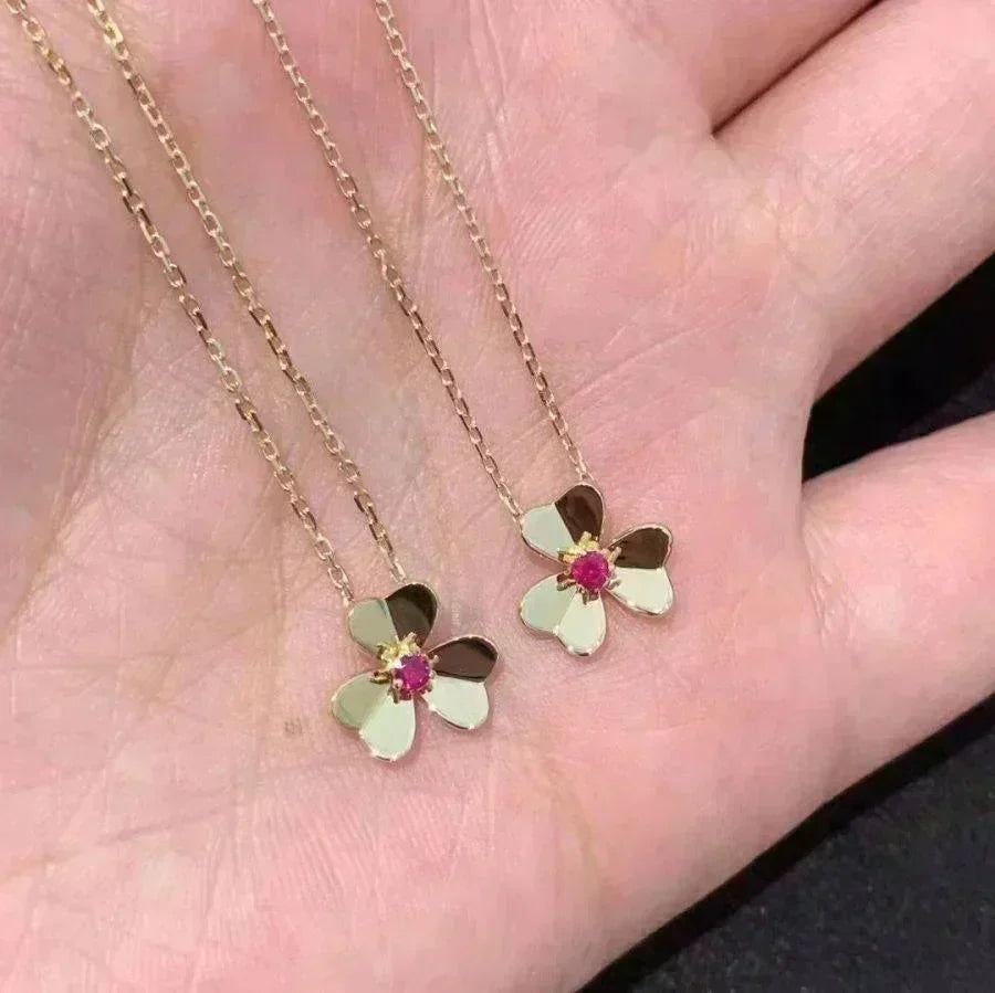 [⭐Sparkve]FRIVOLE GOLD FLOWER NECKLACE