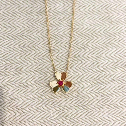 [⭐Sparkve]FRIVOLE GOLD FLOWER NECKLACE