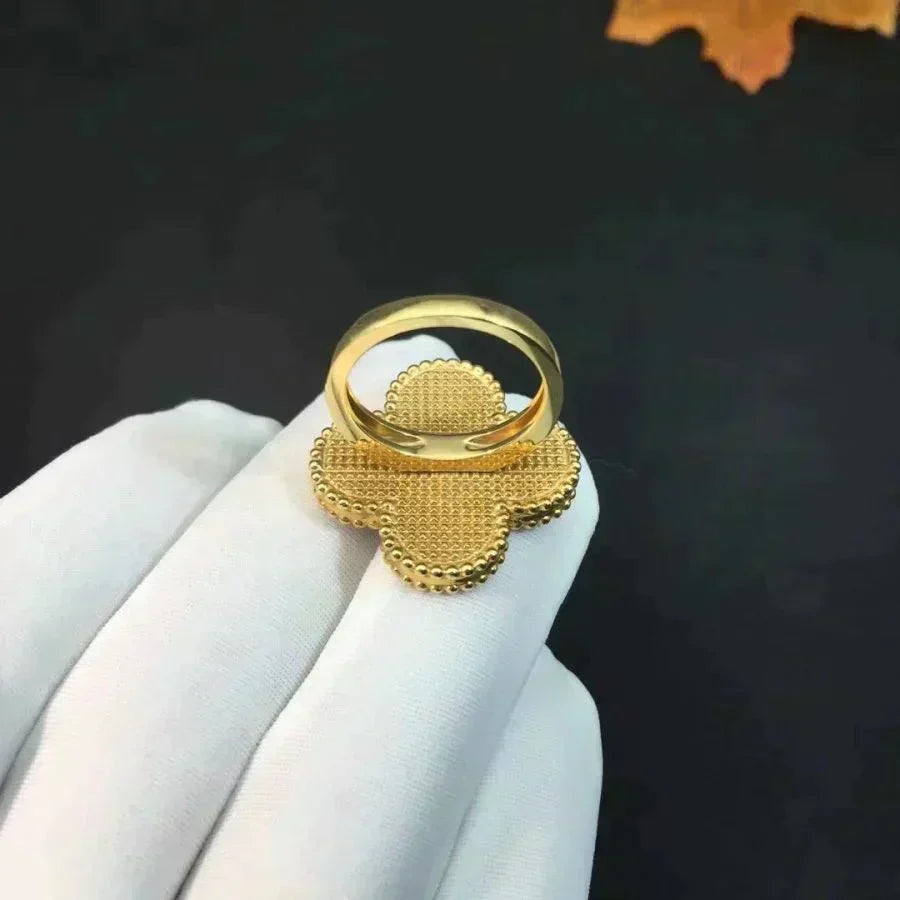 [⭐Sparkve]CLOVER MALACHITE RING