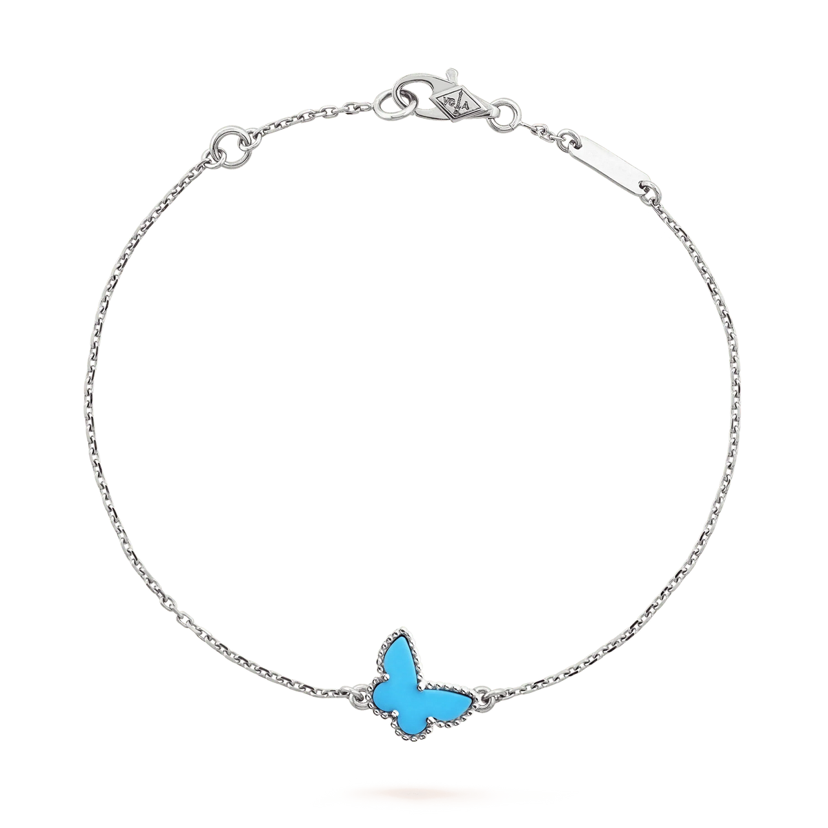 [⭐Sparkve]BUTTERFLY TURQUOISE BUTTERFLY BRACELET SILVER