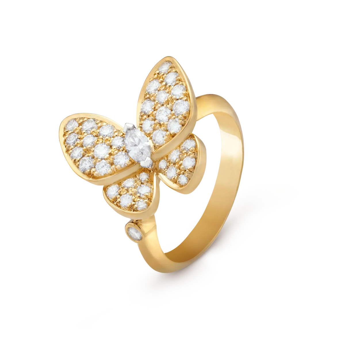 [⭐Sparkve]BUTTERFLY DIAMOND RING
