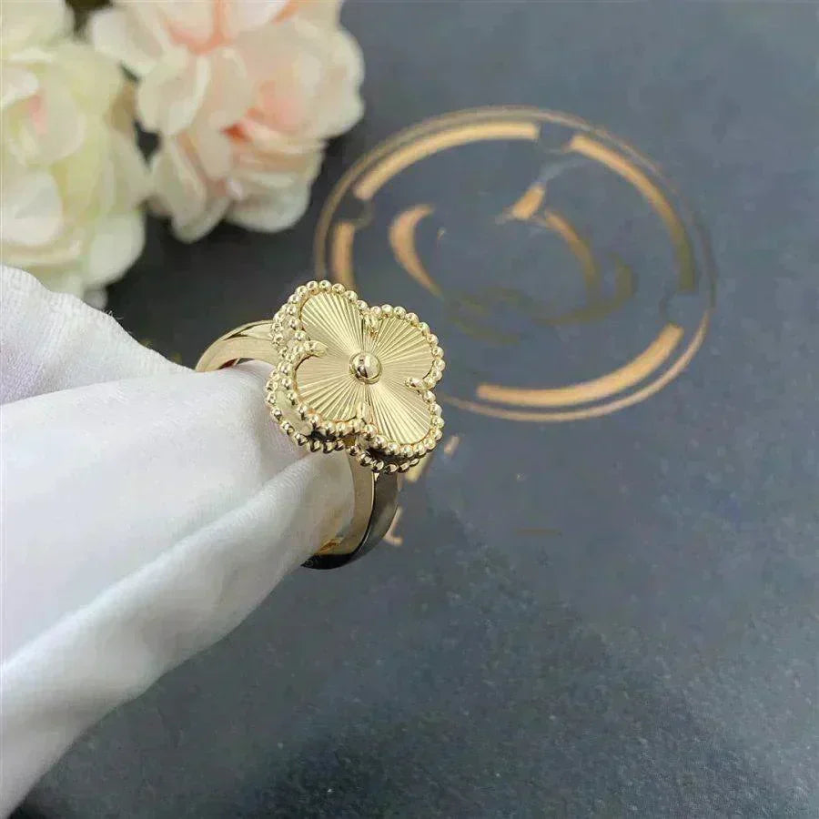 [⭐Sparkve]CLOVER GOLD RING