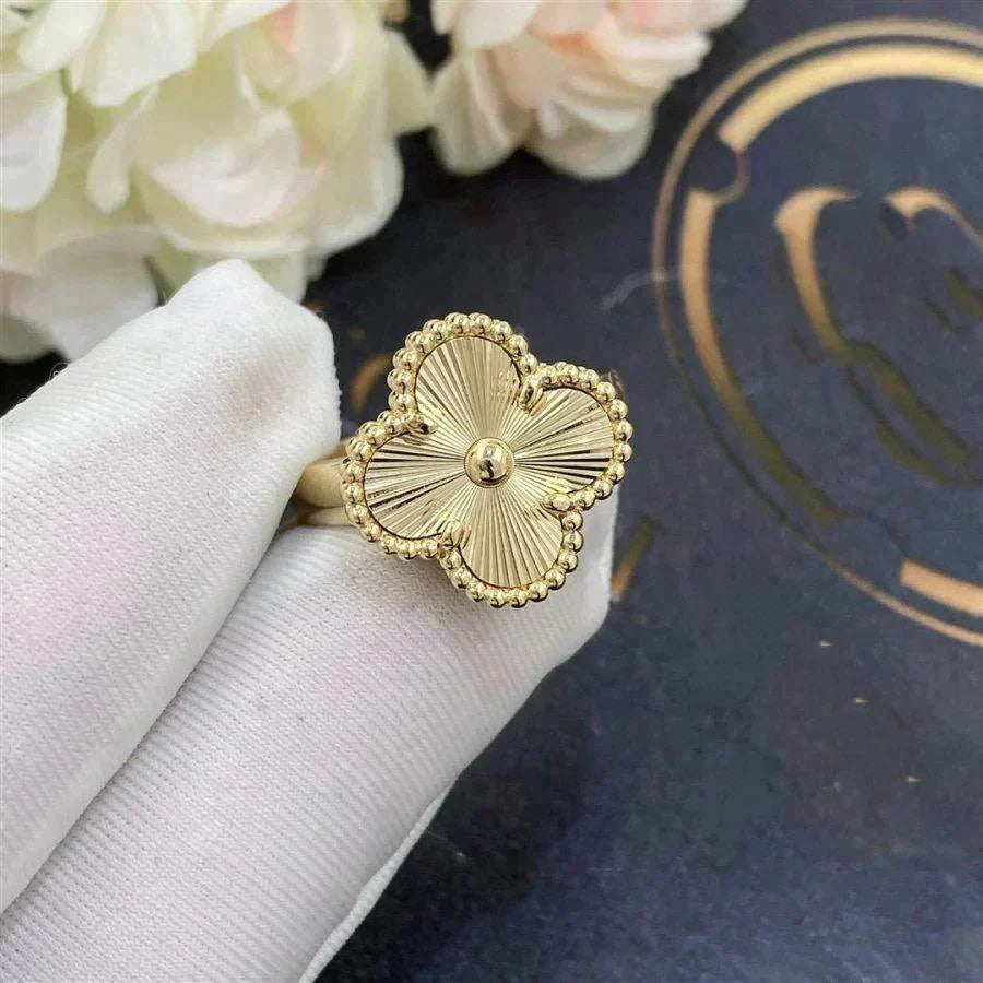 [⭐Sparkve]CLOVER GOLD RING