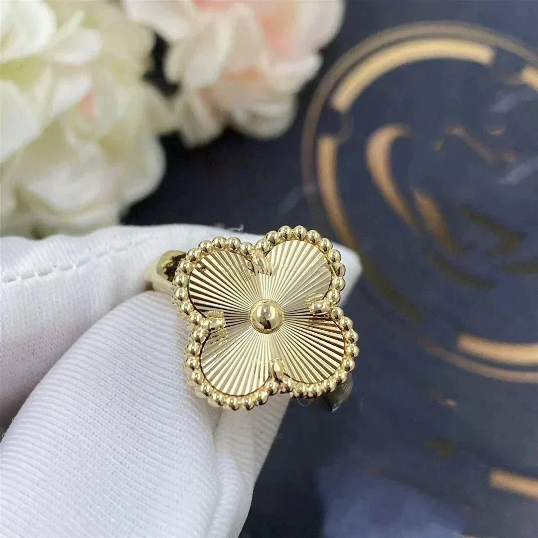 [⭐Sparkve]CLOVER GOLD RING
