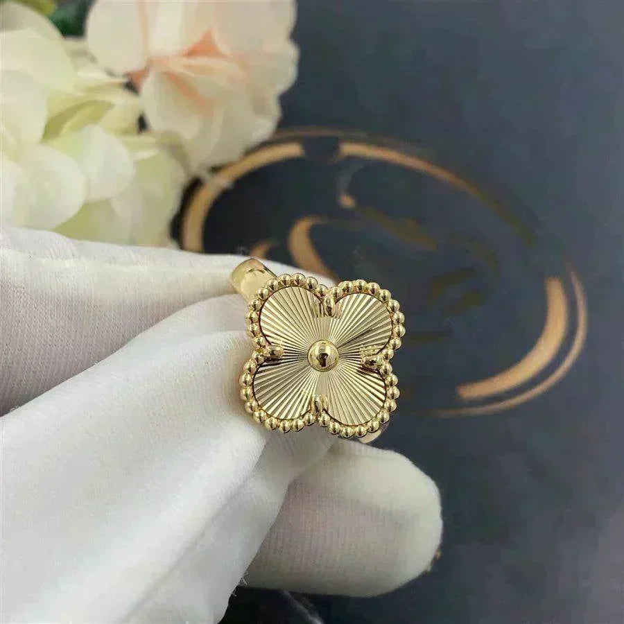 [⭐Sparkve]CLOVER GOLD RING