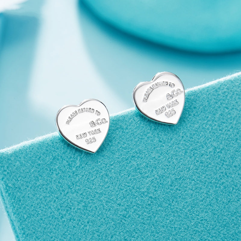 [⭐Sparkve Jewels]RETURN TO TIF LOVE SILVER EARRINGS