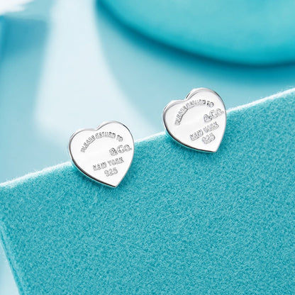 [⭐Sparkve Jewels]RETURN TO TIF LOVE SILVER EARRINGS