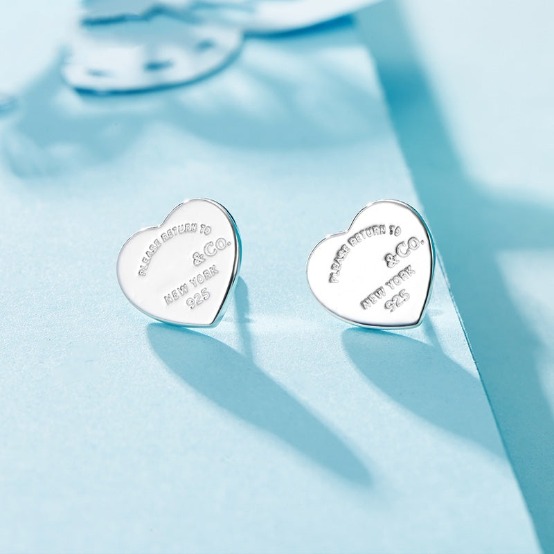 [⭐Sparkve Jewels]RETURN TO TIF LOVE SILVER EARRINGS