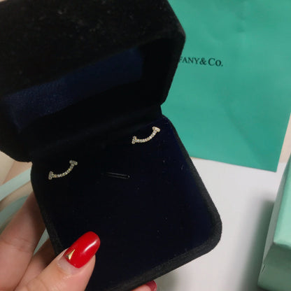 [⭐Sparkve Jewels]SMILE DIAMOND EARRINGS
