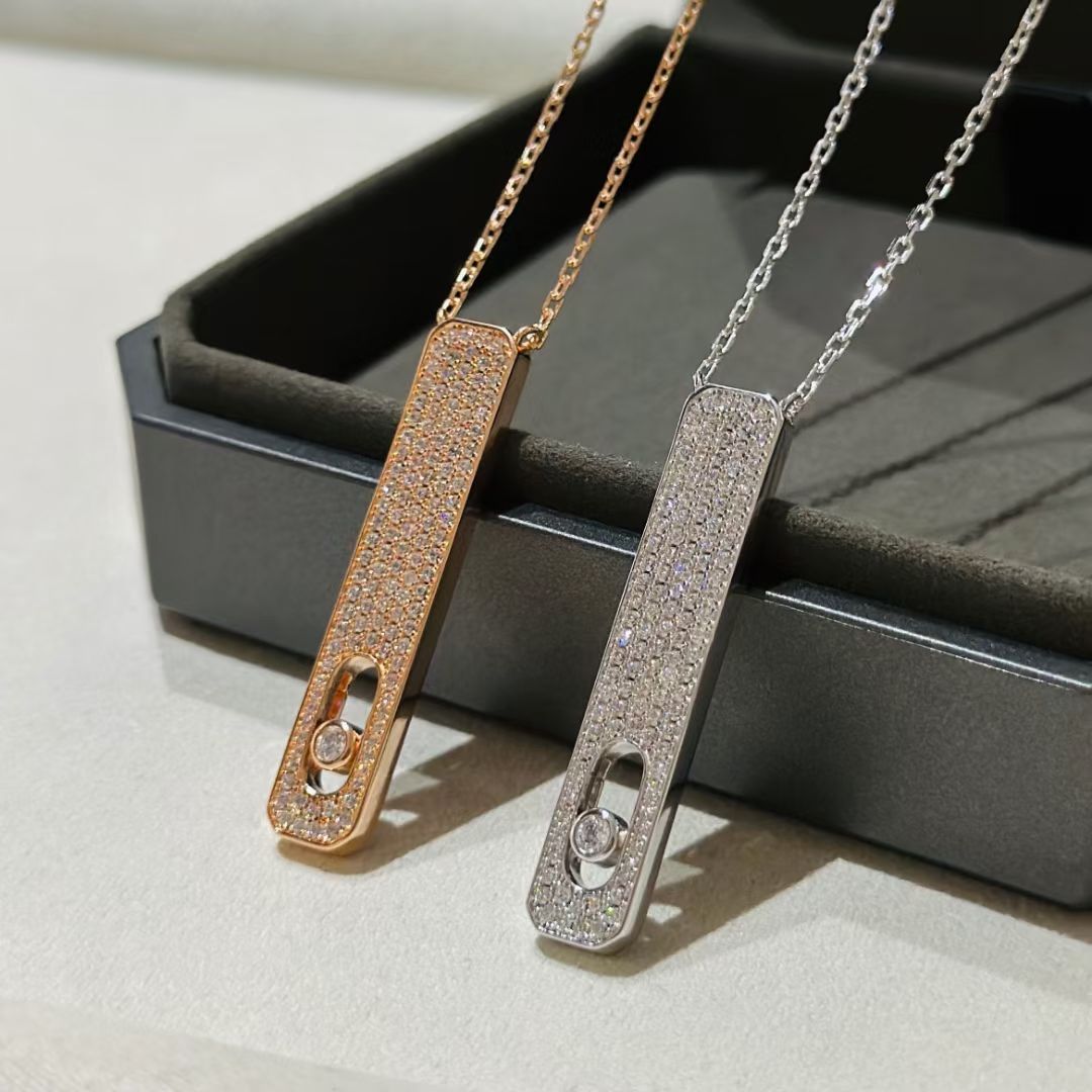 [⭐Sparkve]MY FIRST DIAMOND PAVED NECKLACE