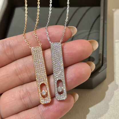 [⭐Sparkve]MY FIRST DIAMOND PAVED NECKLACE