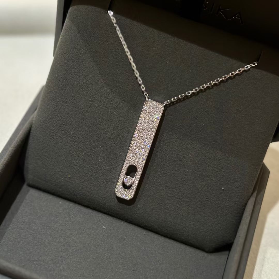 [⭐Sparkve]MY FIRST DIAMOND PAVED NECKLACE